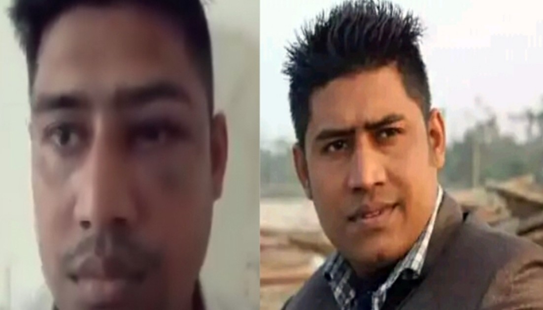 ভোলায় ফ্যাসিস্ট আমলে গণমাধ্যমকর্মী দাউদ ইব্রাহিম তোফায়েলের গুন্ডাদের হাতে আহত