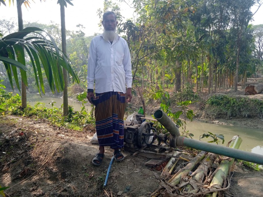 ভোলার পশ্চিম ইলিশায় আবুল হোসেন ফরাজির সেচ কাজে বাধা ও প্রান নাসের হুমকির  অভিযোগ ছগীর বীর ও মিরাজ বীরের বিরুদ্ধে  : থানায় অভিযোগ